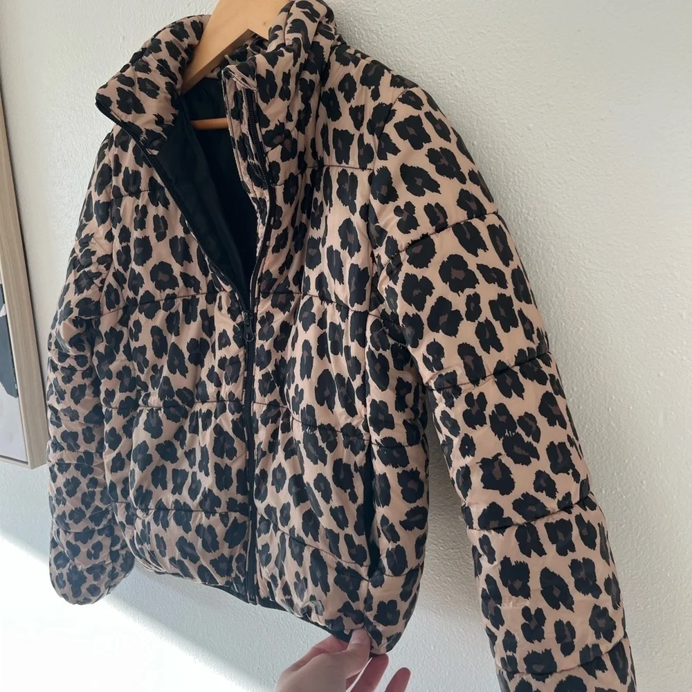 Joe Fresh Leopard Print Kids Puffer Jacket